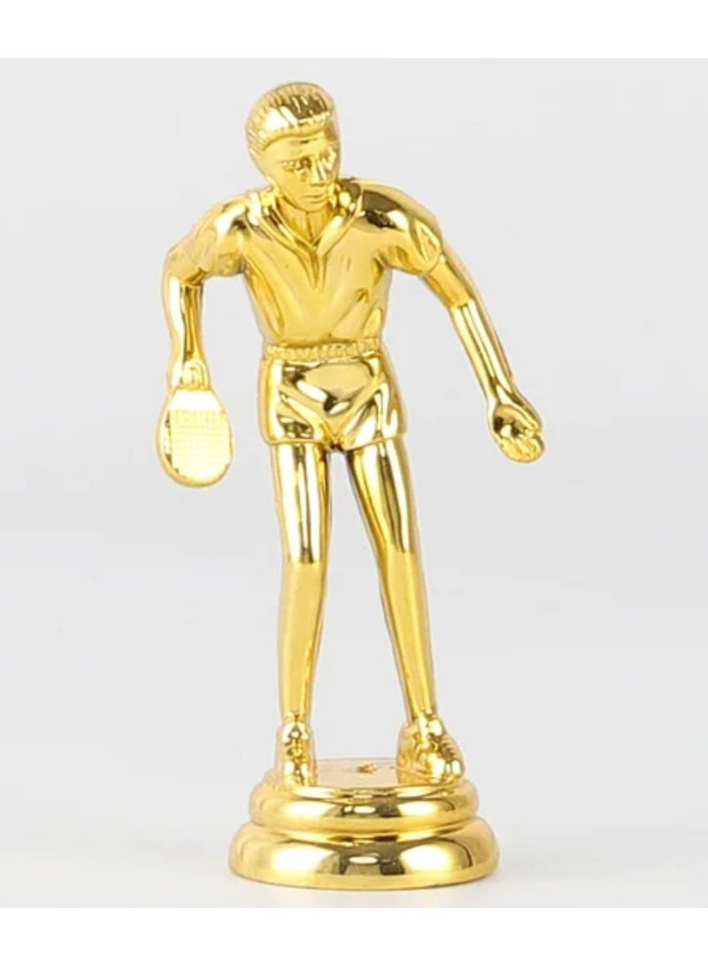 Gold Table Tennis (Ping Pong) Championship Cup with Deluxe Base - Table Tennis Player Statue, Perfect Height for School and Sports Awards and Rewards - Image 3